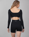 Long Sleeve Curve Seamless